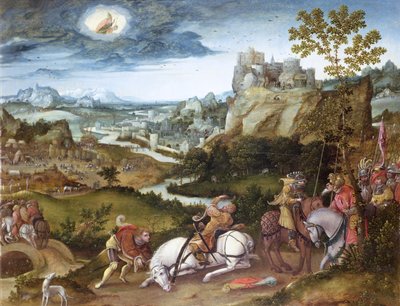 De Bekering van St. Paulus door Jan Mostaert